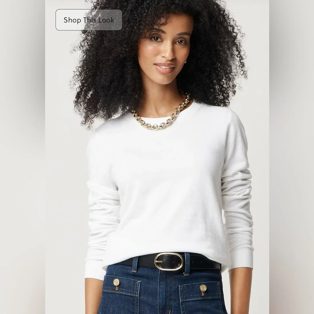 J.Crew Cotton Teddie sweater